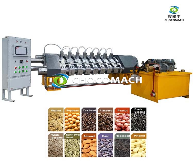 鑫兆豐YZYW42-8全自動液壓榨油機