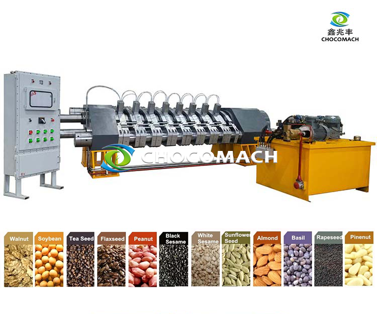 全自動(dòng)液壓可可榨油機(jī)_YZYW液壓榨油機(jī)